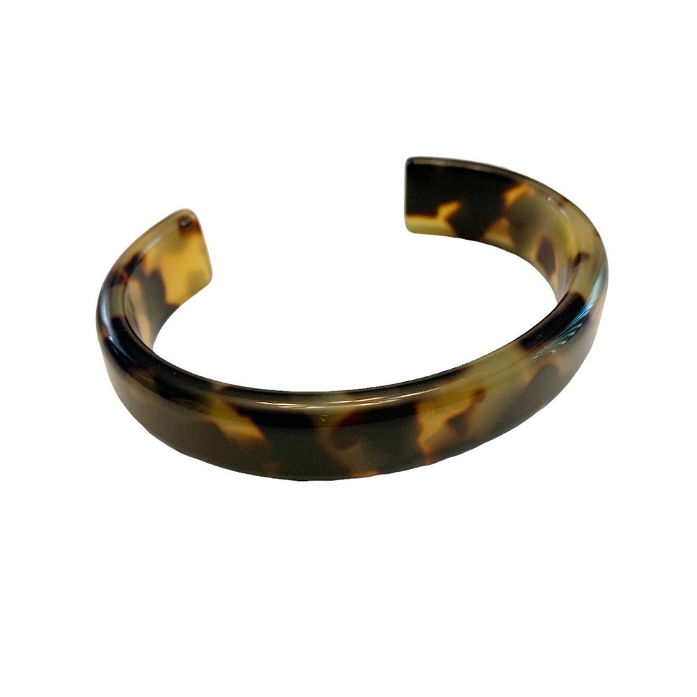 J Crew Acetate Open Cuff In Tortoise Shell - image 1
